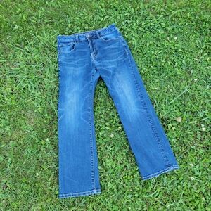 American Eagle Outfitters Men's Bootcut Blue Jeans Extreme Flex 32 X 32"